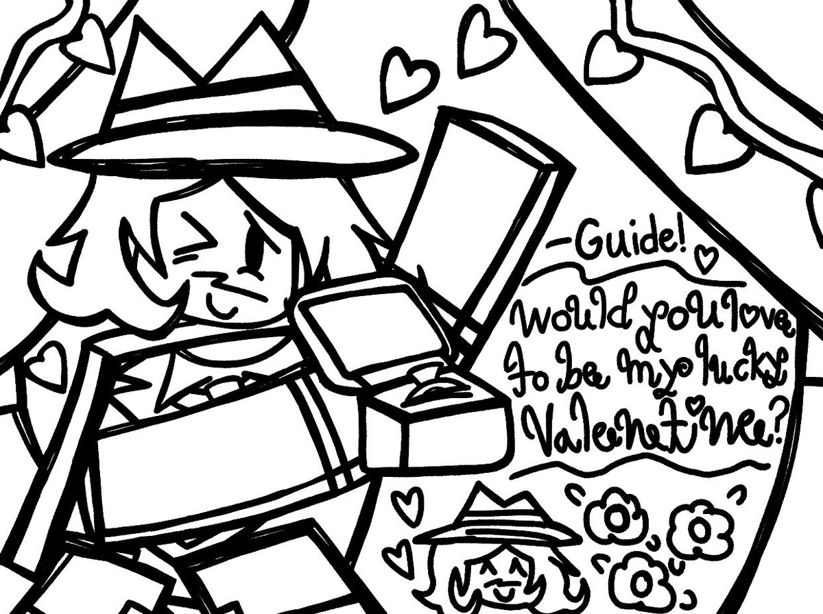 snowfallwinterr's tweet photo. I decided to scrap the other idea from my comment in another post 😔 

This was supposed to be in Valentines Day, but I got demotivated to continue and I quit finishing this artwork so that’s why it got delayed. But Happy Late Valentine’s Day..!
#FloodEscape2 https://t.co/op7UYbRvwN