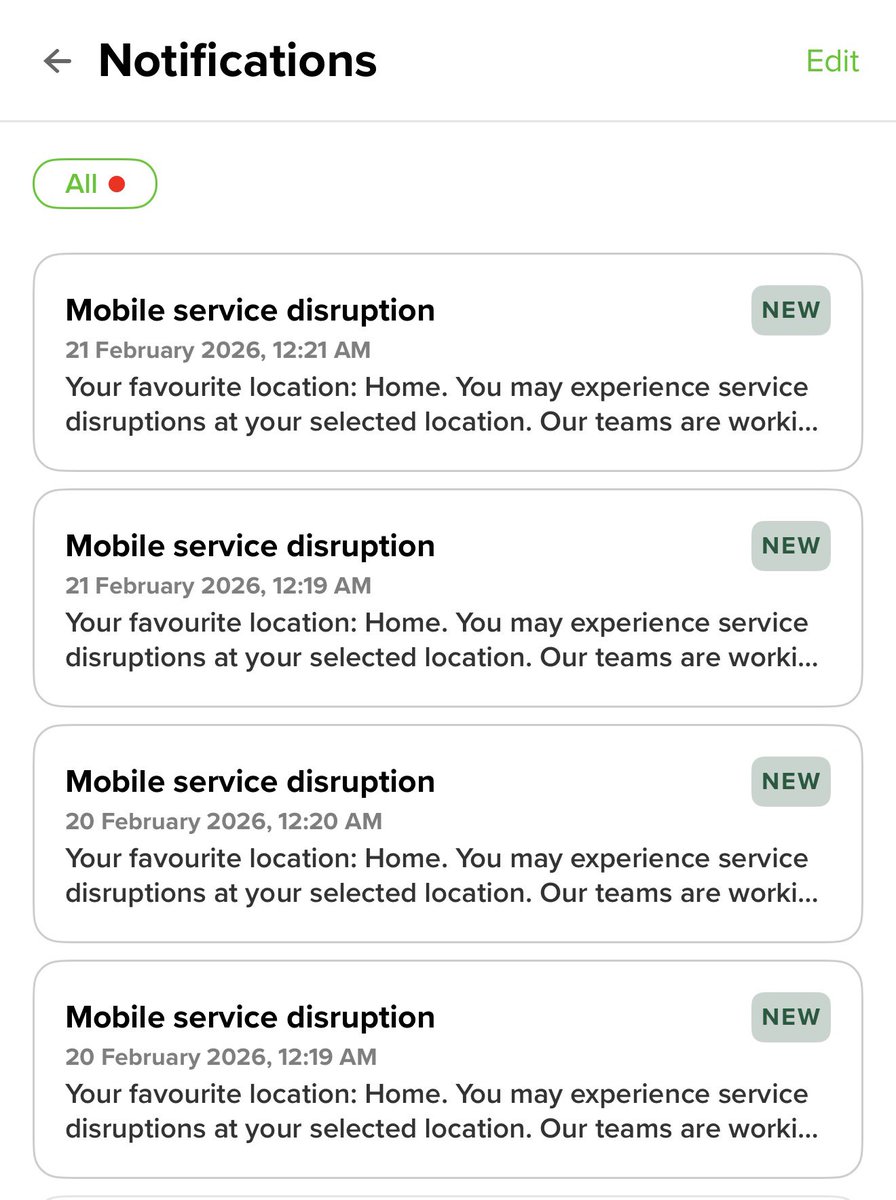 razzmann12's tweet photo. Hi @maxis, I’ve been receiving “Mobile Service Disruption” notifications for my home location almost daily (sometimes multiple times a day) since last month. Can you confirm if there’s an ongoing issue or if this is a system error? Appreciate your clarification. @MaxisListens https://t.co/Wo6ENJqoZ7