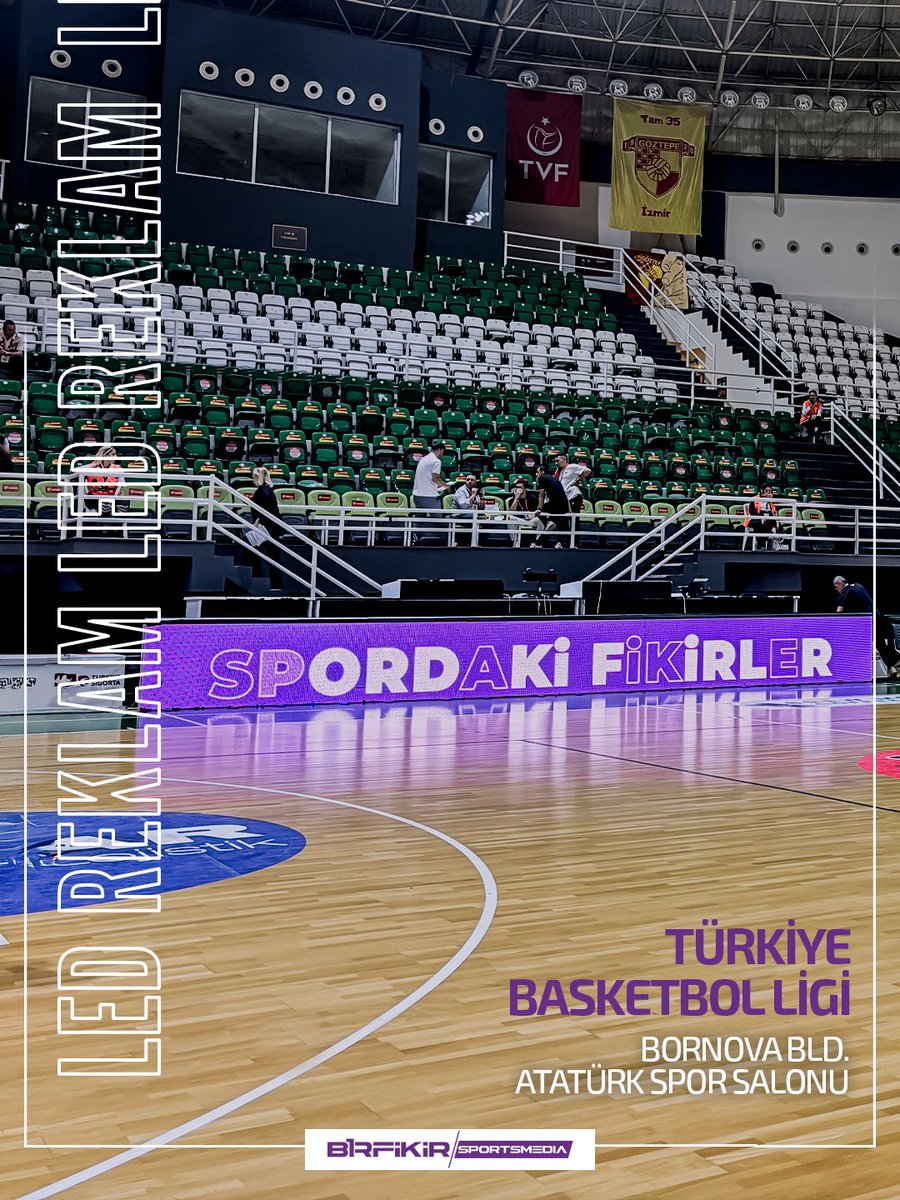 🏀 <a href="/GoztepeBSKT/">Göztepe Basketbol</a> -  iLab Basketbol karşılaşması için LED Reklam Çalışmalarımız ile Bornova Bld. Atatürk Spor Salonu’ndayız! 

#LedReklamÇalışmaları #GöztepeBasketbol