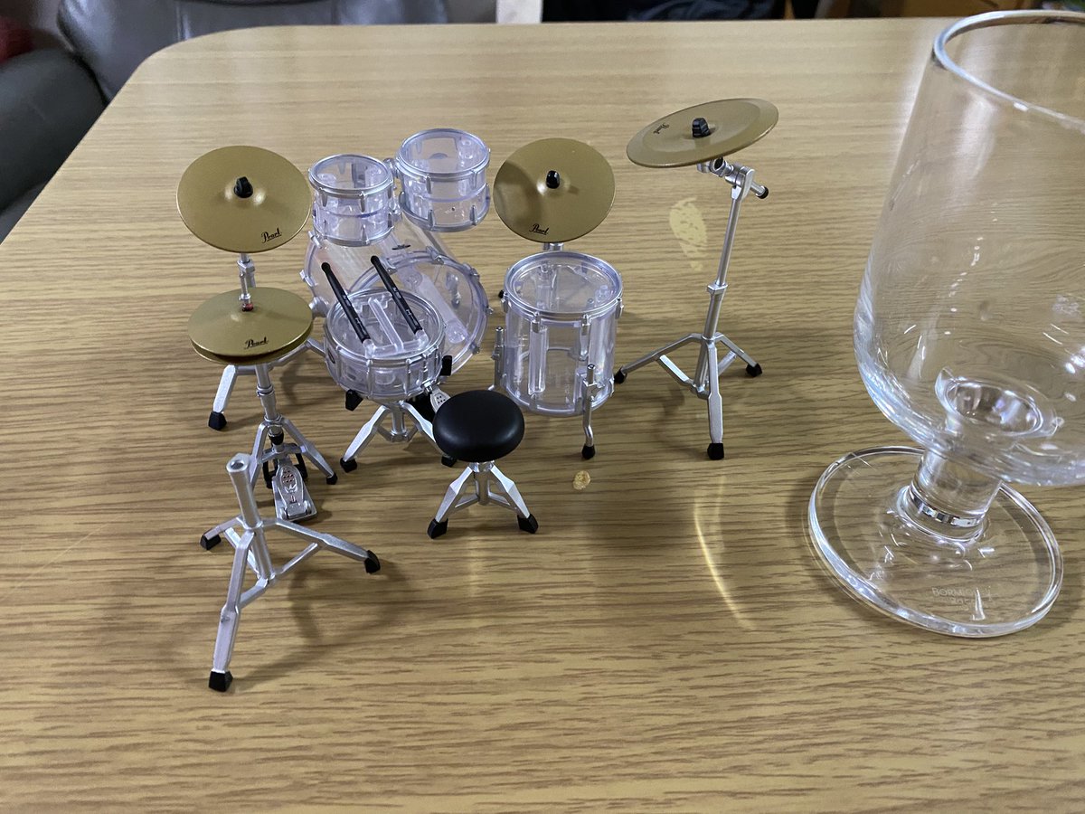 と言うことで、 シンバル追加？😱？🙀？ 本物のシンバル買いました… 14