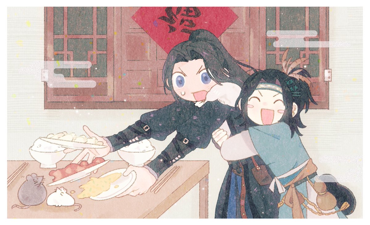 泉泉鼠鼠过年好！

#WhereWindsMeet #泉鼠 
#WellofHeaven #NineMortalWays #OC