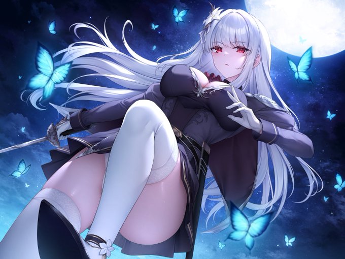 剣術の天才な銀髪赤瞳お嬢様⚔️🦋 