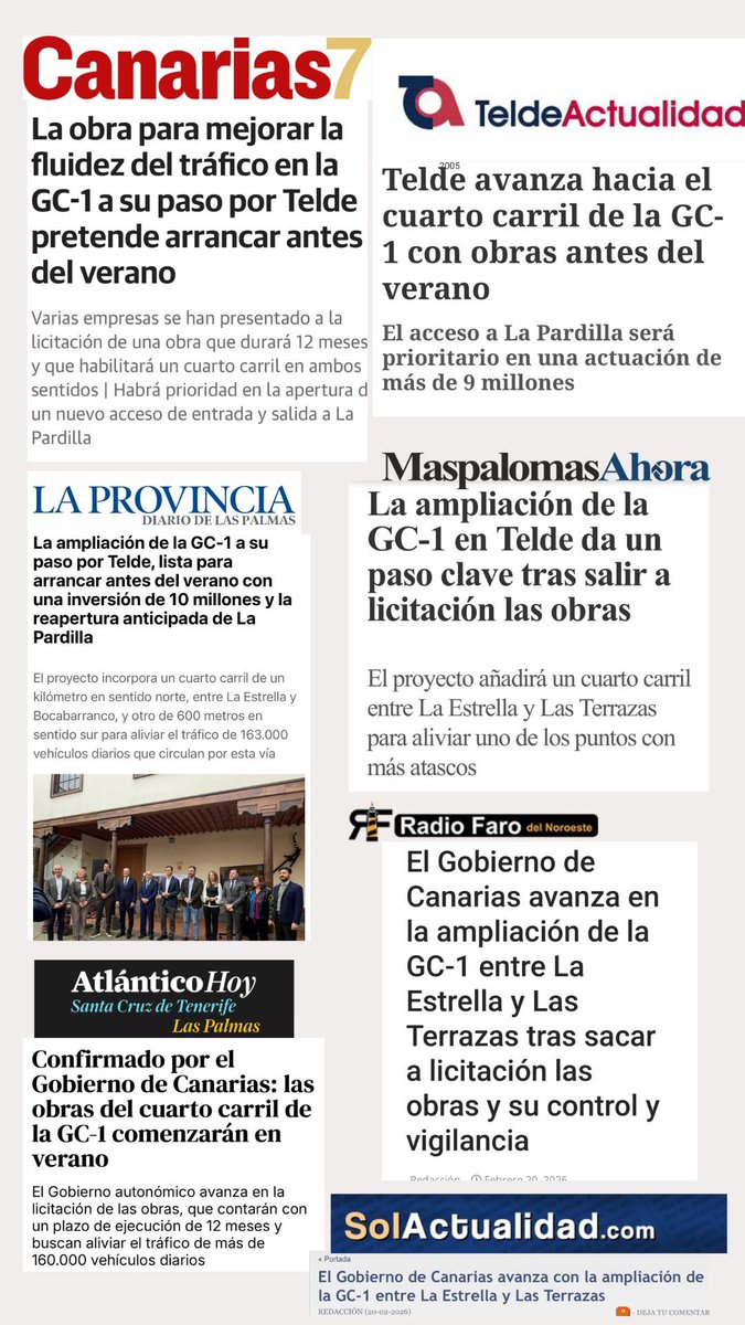 ✅🚙 Más carriles y más conexión para una obra clave que une el norte y el sur de la isla