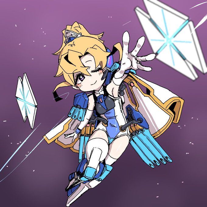 男の子が好きそうな感じにしたビオレッタのらくがき 