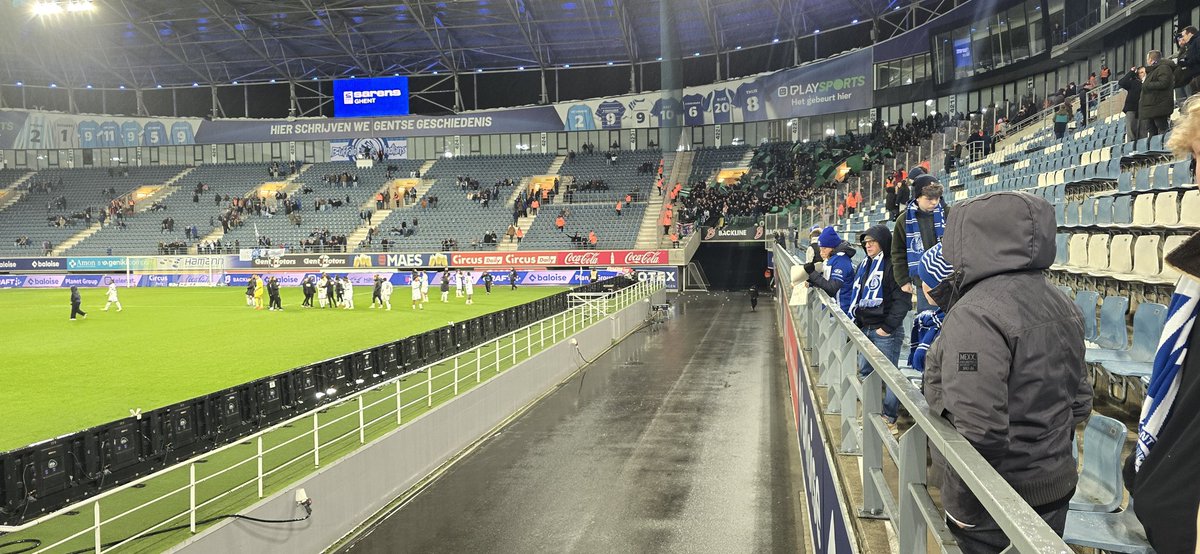 AA Gent 0:1 Cercle Brugge 🇧🇪 #JPL.  An insipid performance from #KAAGent at the #StadioBuffalo.  #DanteVanzeir on loan from Gent gets the winning 🥅. A 🟥 for Gent and they saved a penalty but #CercleBrugge could have scored 5.  PlayOffs once again a challenge for Gent. #GNTCER