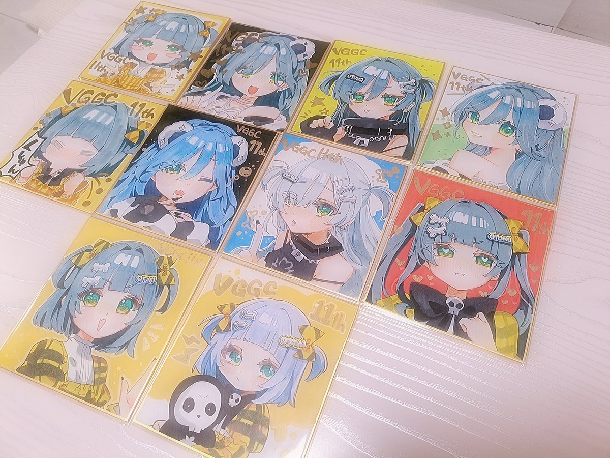 VGGCにもっていく くろむちゃんの色紙です！(˶' ᵕ ' ˶) #VGGC11th