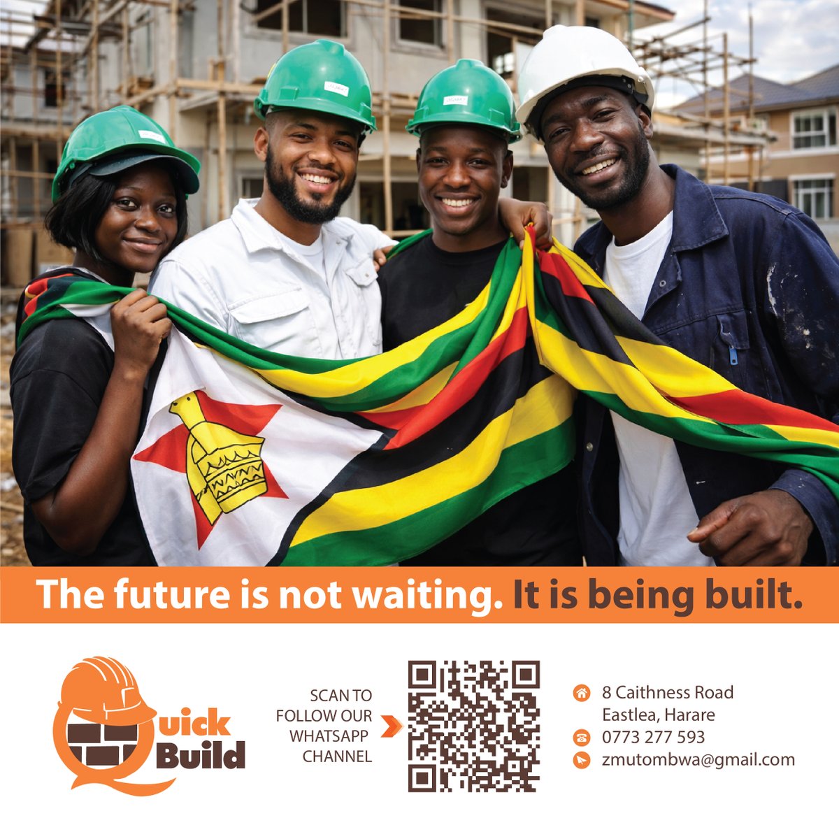 bizanimedia's tweet photo. Happy National Youth Day 🇿🇼
Big shout‑out to QuickBuild for marking the day with a meaningful message, not a rushed graphic. Thanks for trusting us with your brand. https://t.co/Eq0q1IXeSR