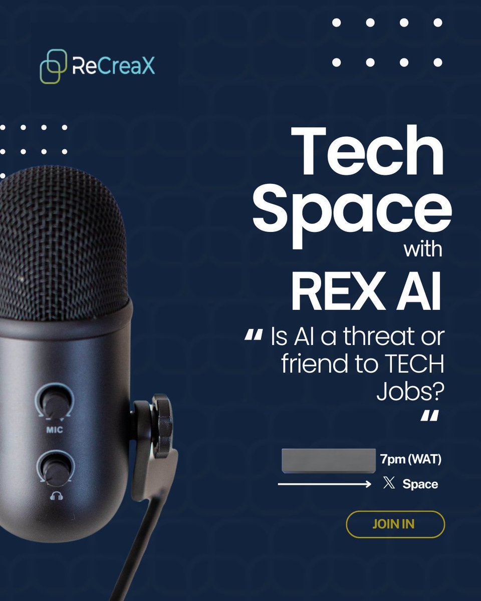 ReCreaX_'s tweet photo. Join our space this Friday 😁🤝🏼

https://t.co/HtzLadakid https://t.co/4kaxs3aXRo