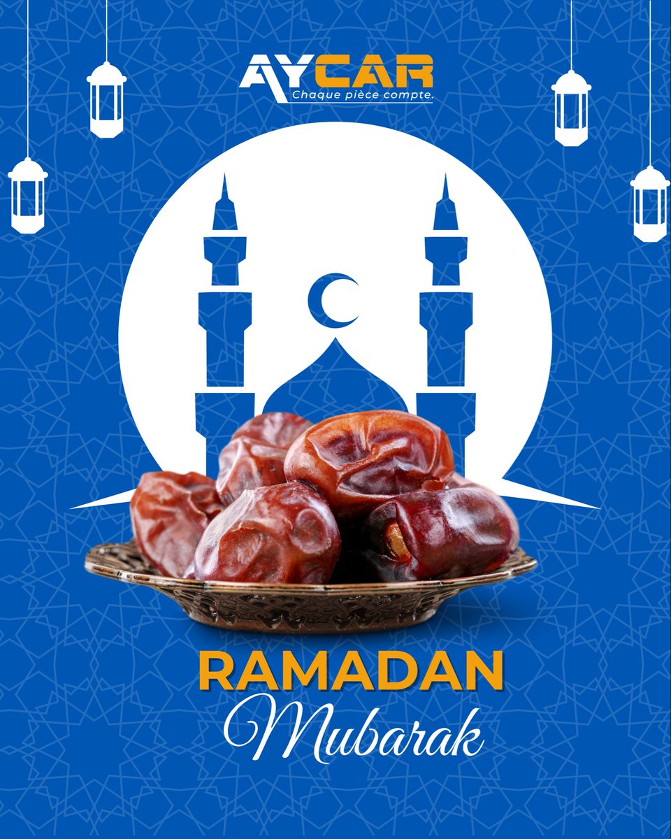 Aycar_sn's tweet photo. 🌙 Ramadan Mubarak

En ce mois sacré, toute l’équipe AYCAR souhaite à ses collaborateurs, partenaires et clients un Ramadan rempli de sérénité, de réflexion et de moments précieux avec vos proches.

#AYCAR #Ramadan2026 #sérénité #partenariat #communauté #sénégal https://t.co/BUJtHNmAxr