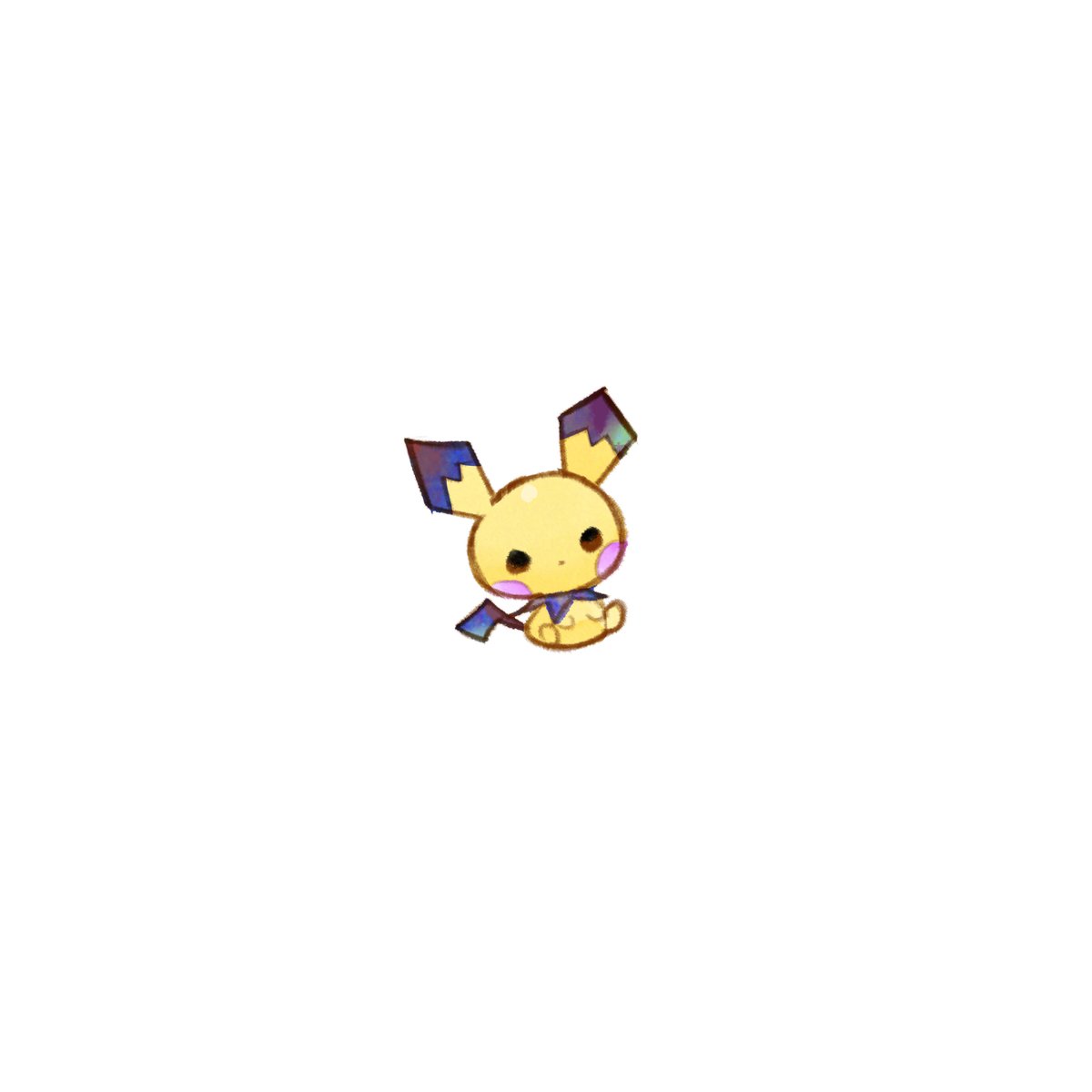 exercising my free will to draw this tiny pichu