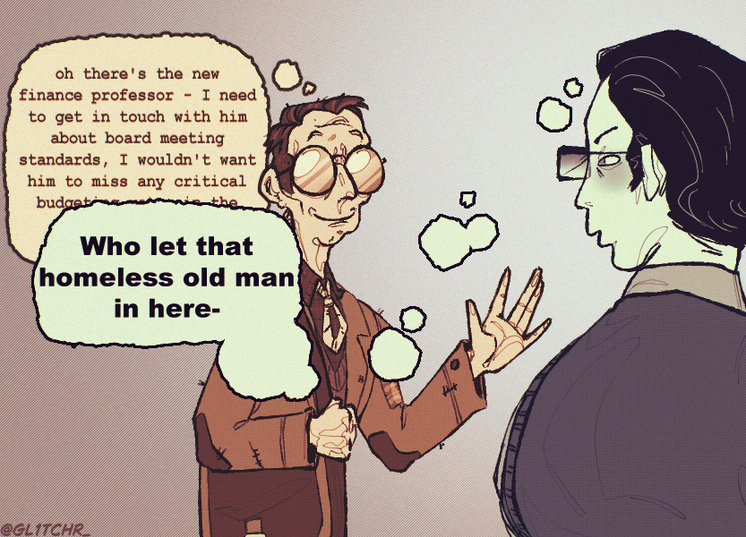 only the riddler could manage to interrupt someone in an internal dialog