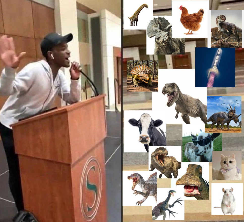 saurusincrisis's tweet image. Me tweeting                            My audience