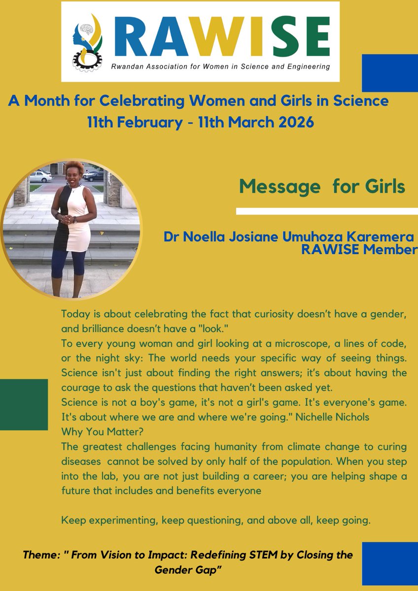 Rwandan Women in Science & Engineering tweet media