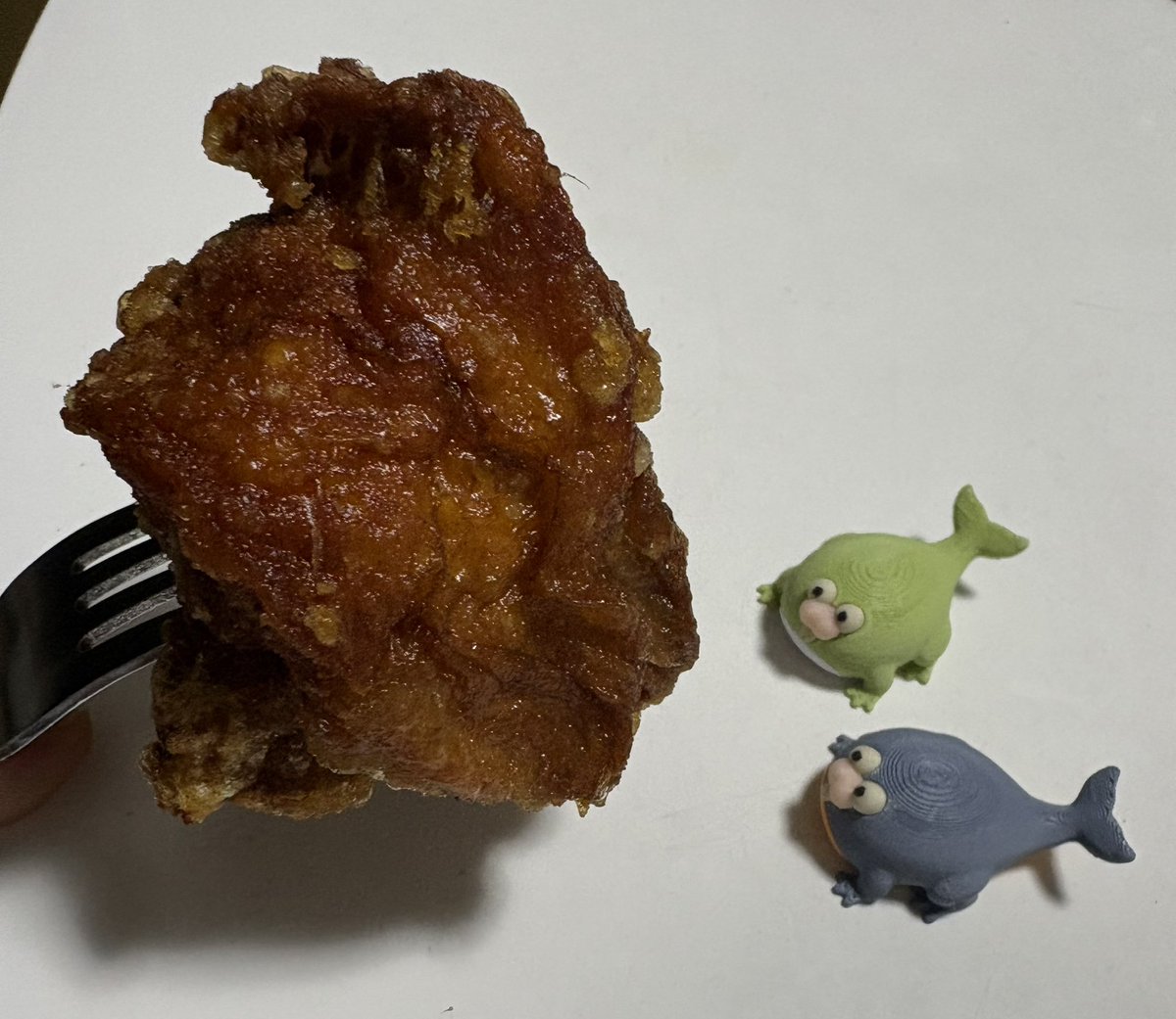 日本亭の巨からあげ❣️

#おうちでげっ歯類