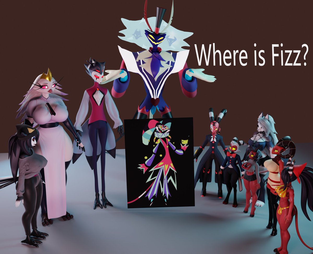 =You know, I just want to ask, where is Fizz?=
Loona by <a href="/DogZeela/">DogZeela🔞(Commissions : CLOSED)</a>  
Stella Barbie  Moxxie Millie Sallie by <a href="/valorlynz/">Valz</a> 
Millie belongs to <a href="/GhosToastArtist/">Ghostoast 🔞</a>  
Ozzie by <a href="/D00sy1/">D00sy COMMS OPEN (1/4)</a>  
Octavia by <a href="/BySamzan/">SamMaxWell ム | Comms FULL</a>  
Stolas Blitzo <a href="/Chocoscorner/">Choco's corner 🔞 Comms: Model closed 1/1</a>