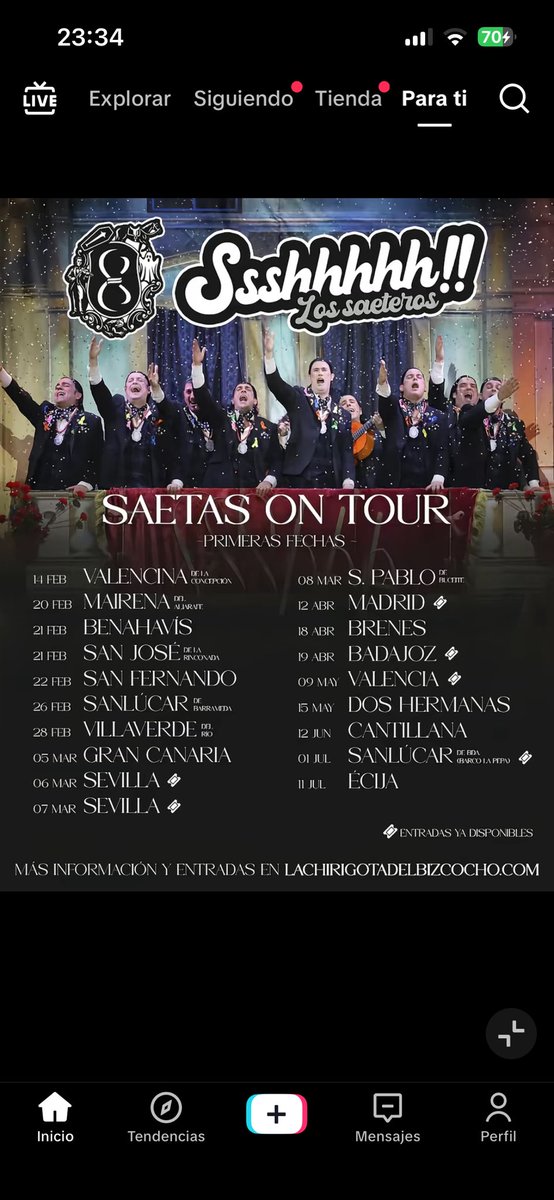 No dudéis de que iré a veros!!! Mis favoritos desde hace años sin duda!!! El premio más que merecido