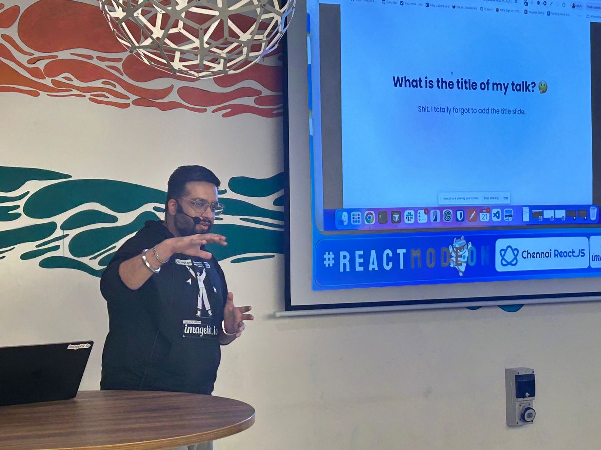 Chennai React tweet media