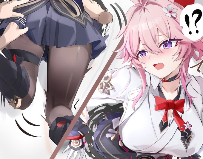 引っかかってる所にいたずらされちゃう绯英ちゃん
#崩壊スターレイル #HonkaiStarRail 