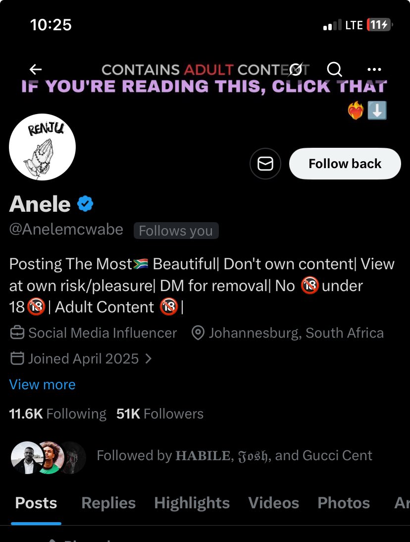 So no account got follow me other than this?😭