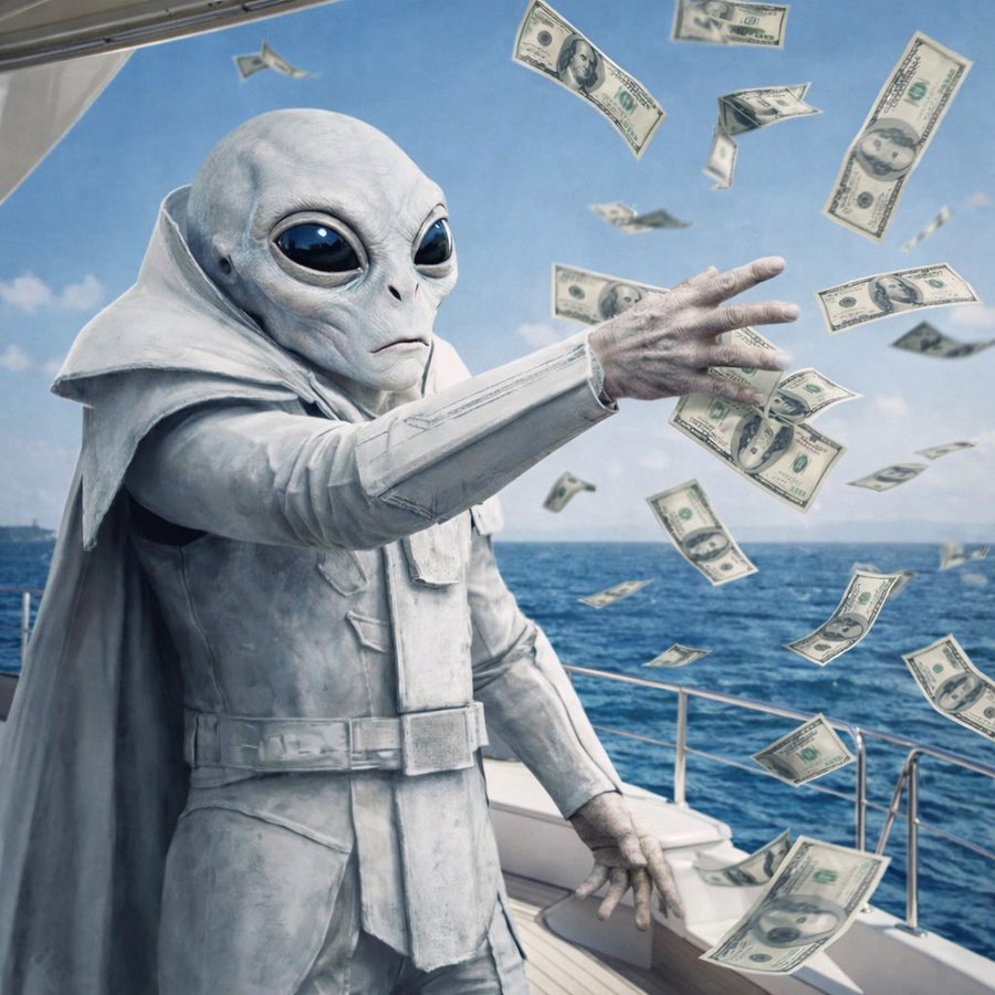 Moki_AX's tweet image. $WhiteAlien only does deeds not words