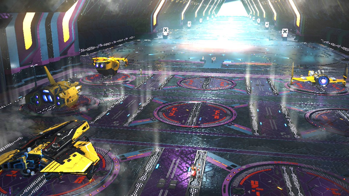 Four yellow ships gathered.😁

#NoMansSky #ノーマンズスカイ