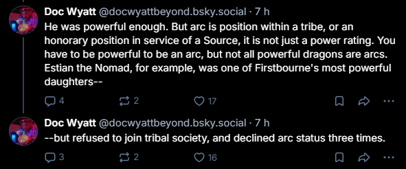 That's some cool lore, but why can't we get that in the show?