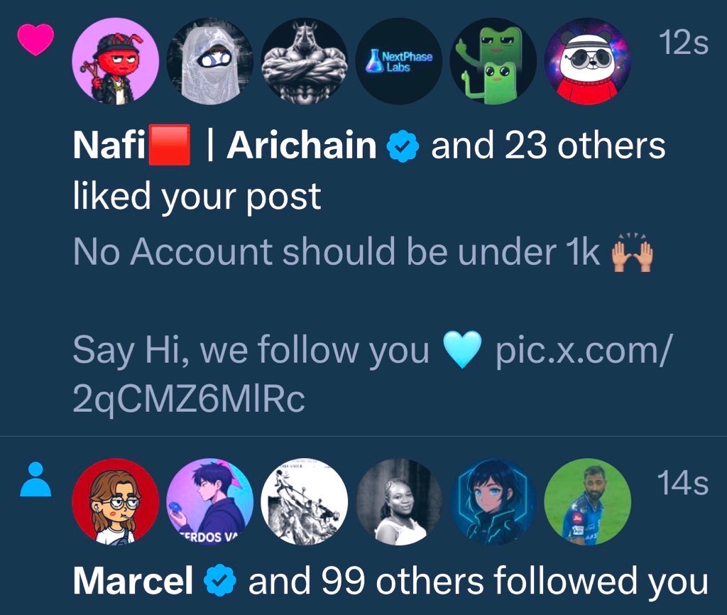 FOLLOW SMALL ACCOUNTS🤝🔥
FOLLOW SMALL ACCOUNTS🤝🔥
FOLLOW SMALL ACCOUNTS🤝🔥

boosting anyone that retweets &amp; reply a Hi