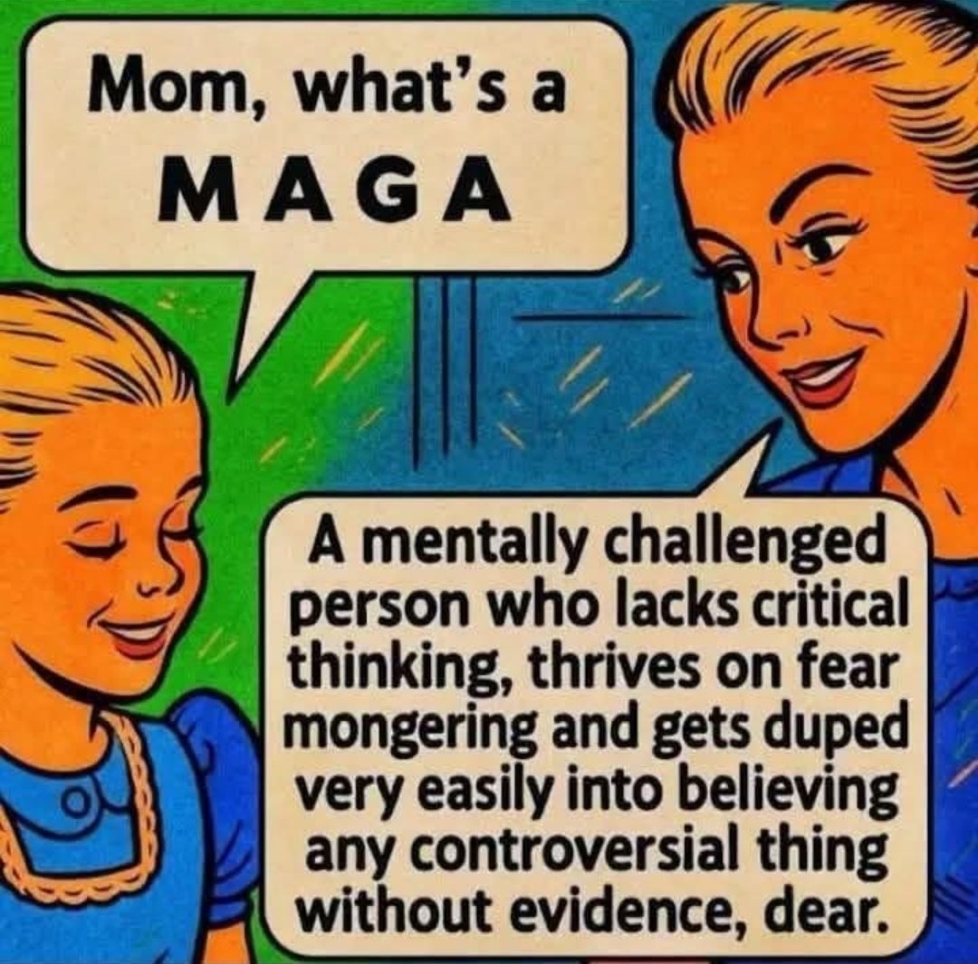 ABSOLUTELY✊MAGA IS A SELF INFLICTETED MENTAL ILLNESS 🤷