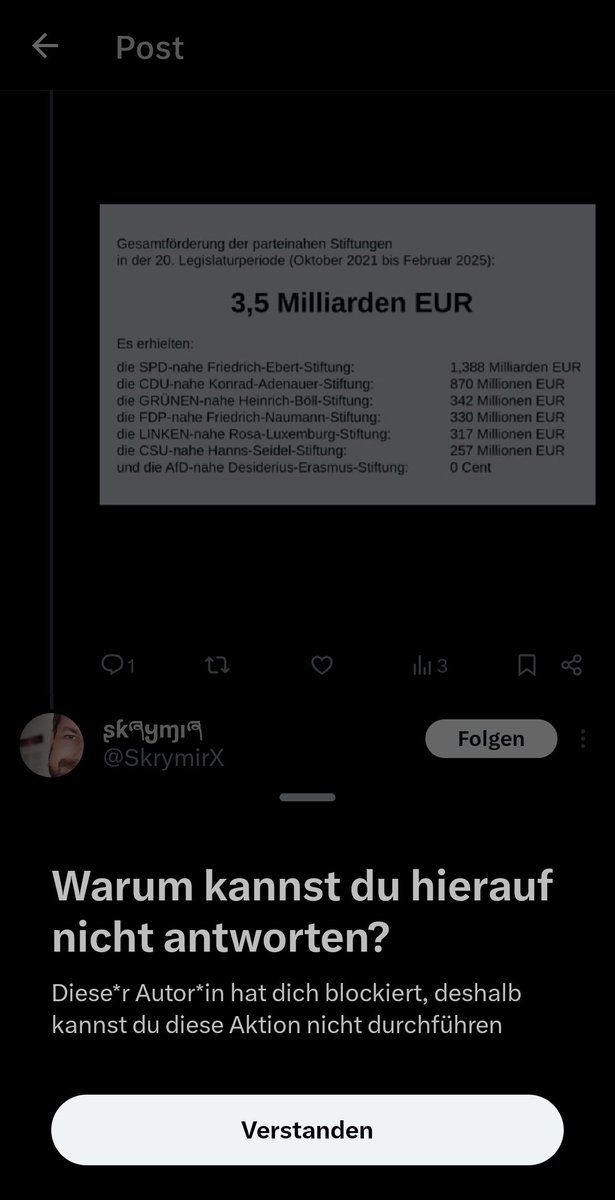 Wie die Guten(tm) auf allgemeine Hinweise reagieren... 🤷🏼‍♂️🫩
Meinungsverbrechen,das_