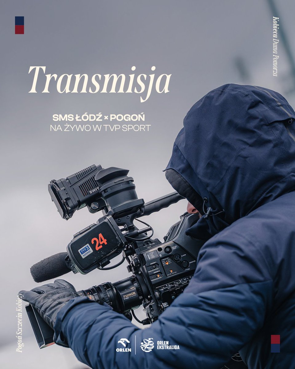 PogonSzczecin_K's tweet photo. ℹ️ Nasze niedzielne spotkanie z SMS Łódź trafiło do ramówki @sport_tvppl 🎬
Transmisja wystartuje o 11:55 🔗 https://t.co/3J35npKGhi
#SMSPOG https://t.co/7n3dTCtlHA