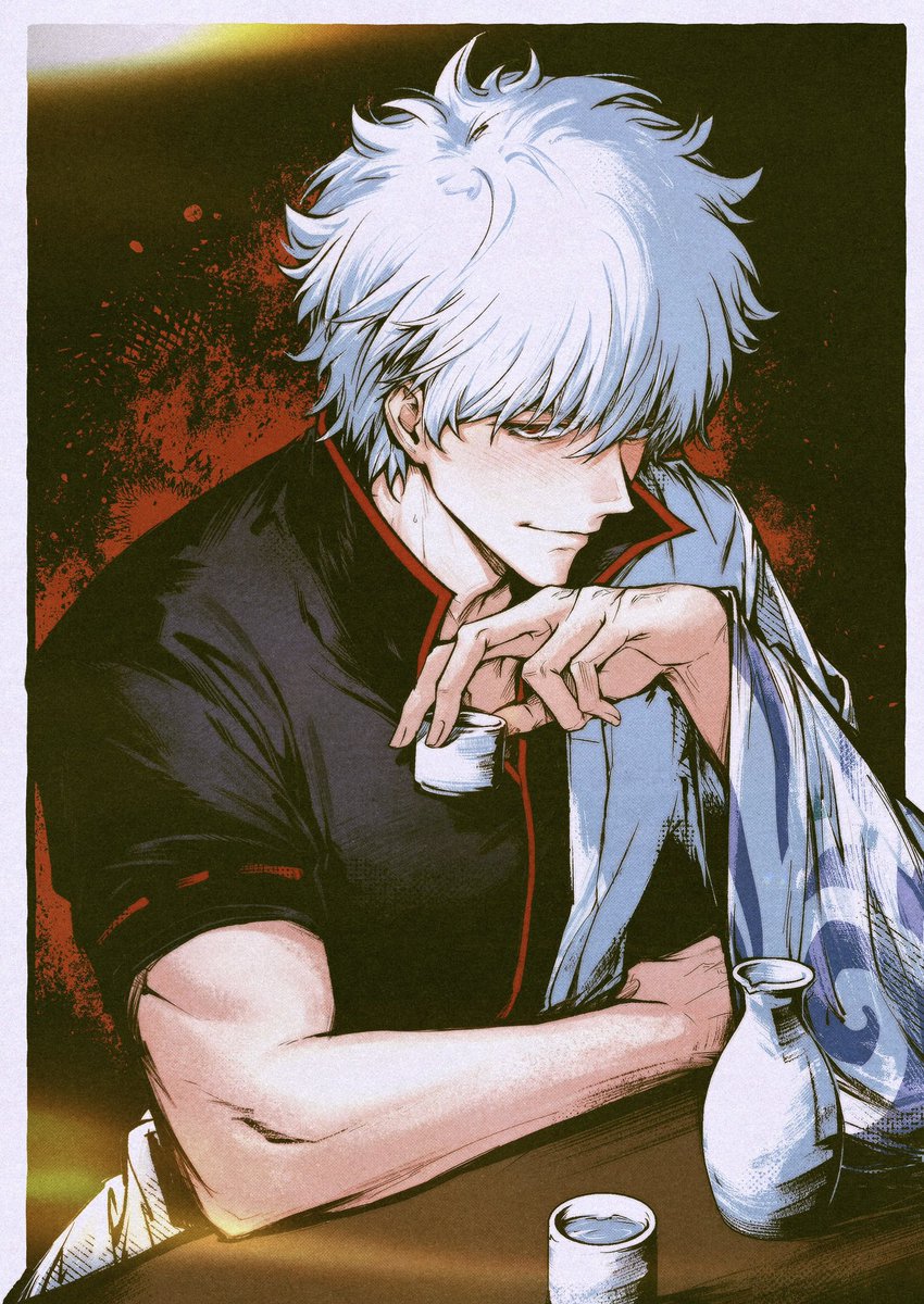 跟大叔喝酒🍺
#銀魂 #坂田銀時 #gintama