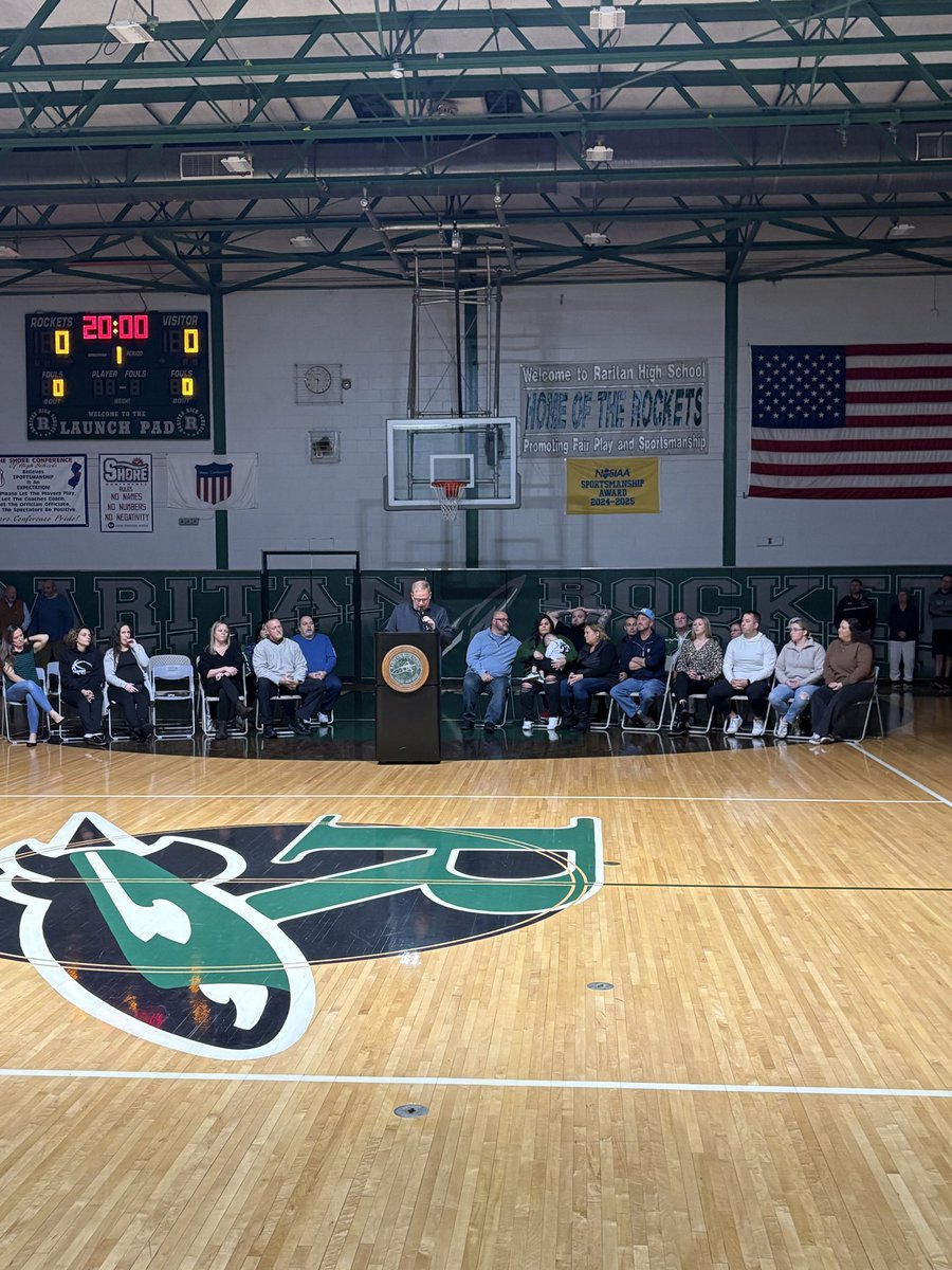 DrHamiltonRHS's tweet photo. I was honored to serve as emcee for a very special night at the Launch Pad Friday night as we celebrated three Rocket basketball greats—Alexa Ryan, Katie Sire &amp; Mike Aaman. Congratulations to each of you! Thank you @RaritanAD for the photos &amp; all your hard work to make it happen! https://t.co/dXe0vTGLMH