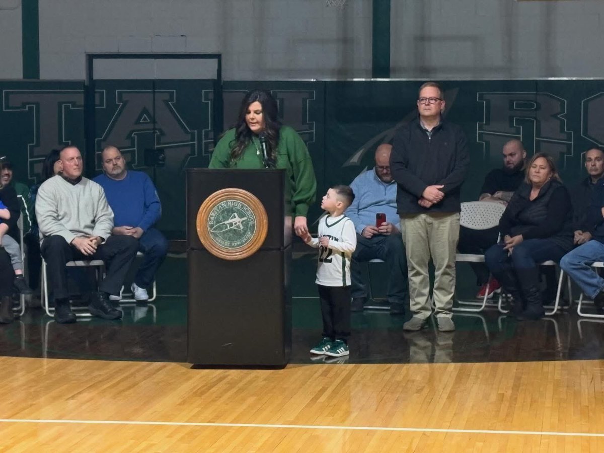 DrHamiltonRHS's tweet photo. I was honored to serve as emcee for a very special night at the Launch Pad Friday night as we celebrated three Rocket basketball greats—Alexa Ryan, Katie Sire &amp; Mike Aaman. Congratulations to each of you! Thank you @RaritanAD for the photos &amp; all your hard work to make it happen! https://t.co/dXe0vTGLMH