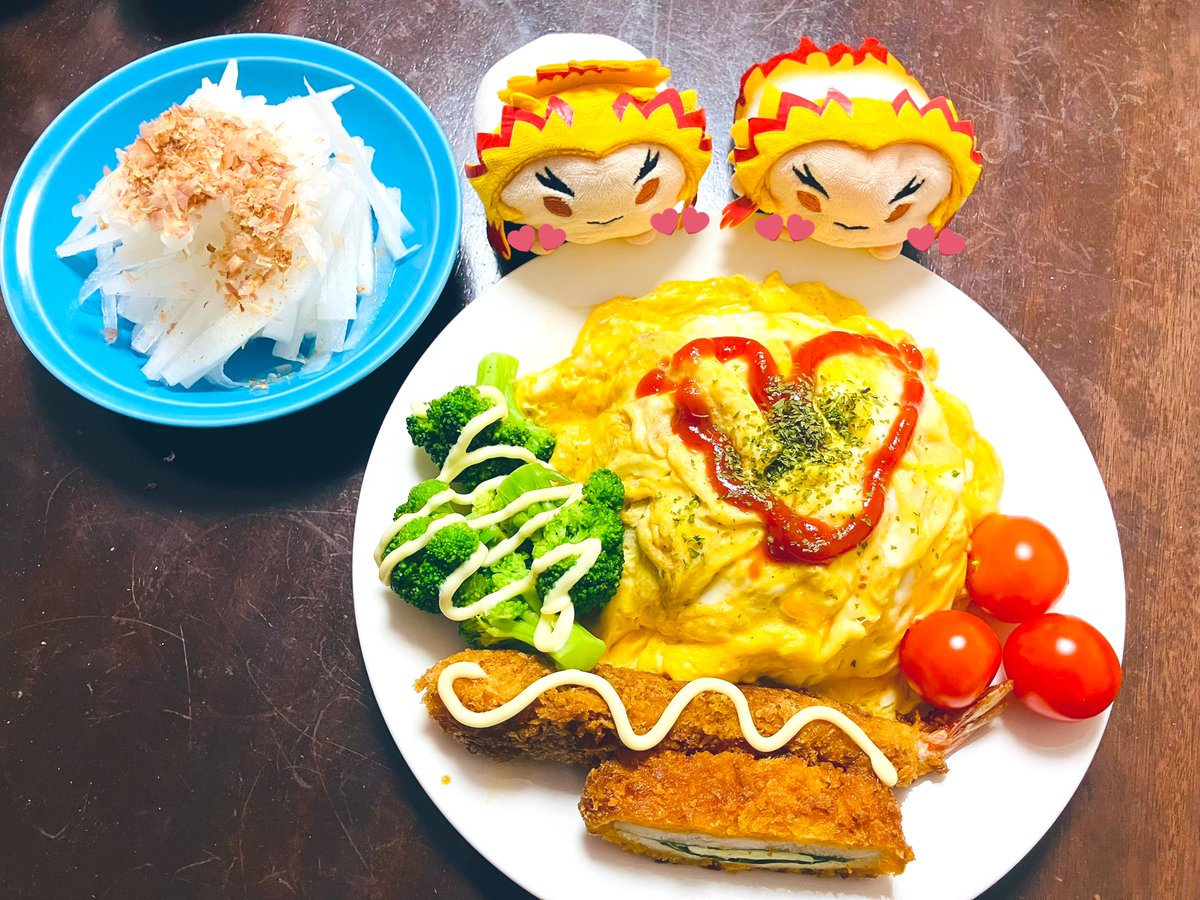 お子様ランチのリクエストに全力で応えたから褒めて🥹✨