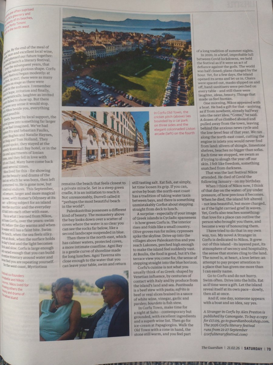 Corfu Literary Festival 💙 tweet media