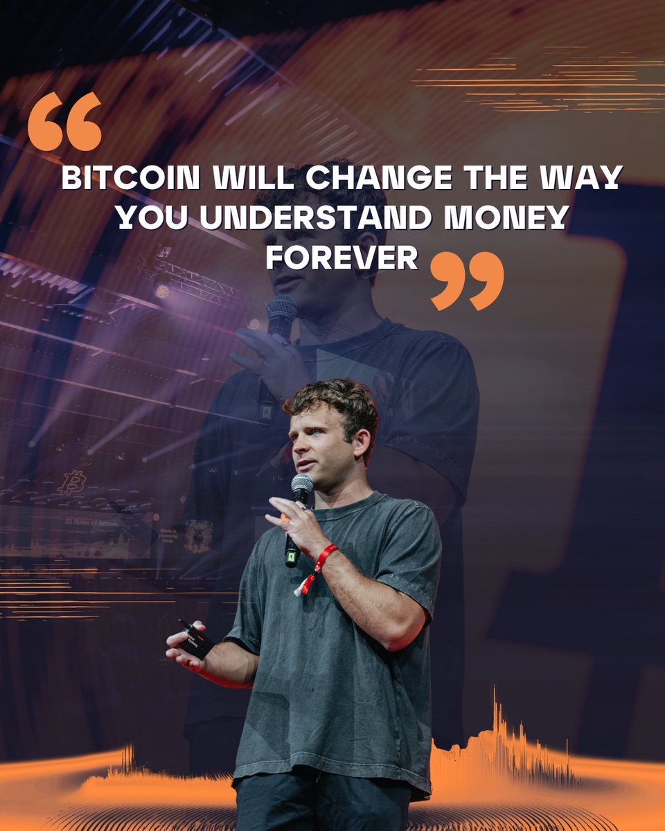“Bitcoin will change the way you understand money forever.”

- <a href="/jackmallers/">Jack Mallers</a> at BTC Prague 2025