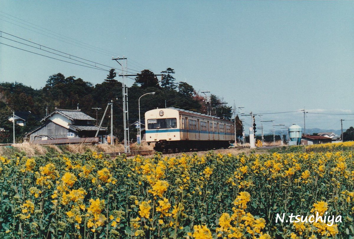 一畑電鉄あの頃オジサン若かったお花と鉄道を撮っていこうと方向性が