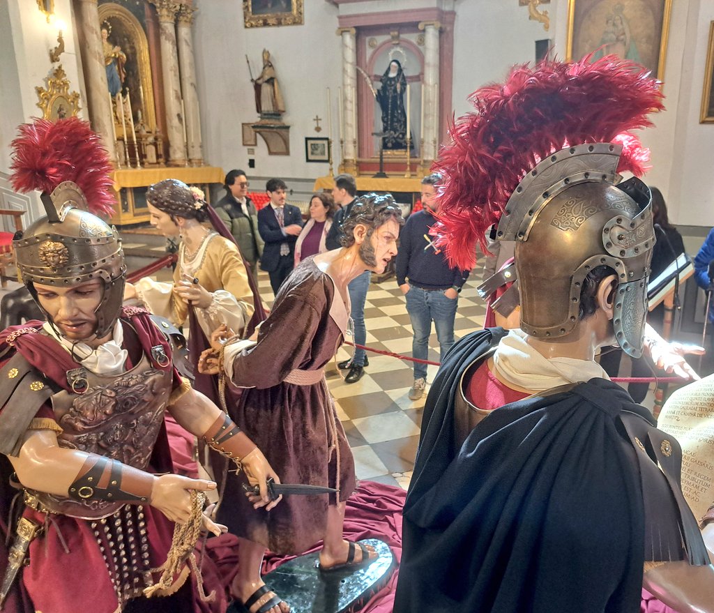 LlamadorGranada's tweet photo. ❗️ El nuevo Misterio de @SentenciaGR ha sido presentado esta mañana 

👉🏼 La nueva imaginería es de @israelcornejos1 y acompañará al Señor de la Sentencia (José de Mora) https://t.co/s0caA23Wh2
