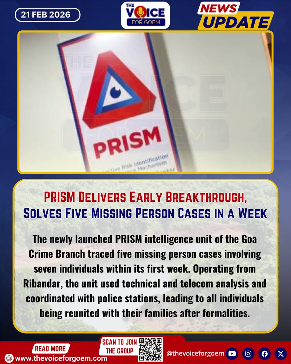 PRISM Delivers Early Breakthrough, Solves Five Missing Person Cases in a Week.