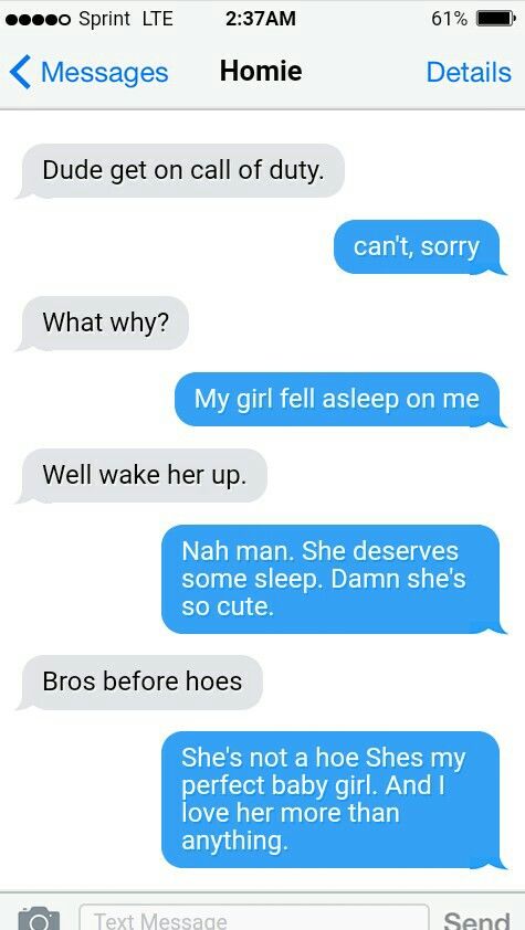 Is he a W friend or is this just too much?