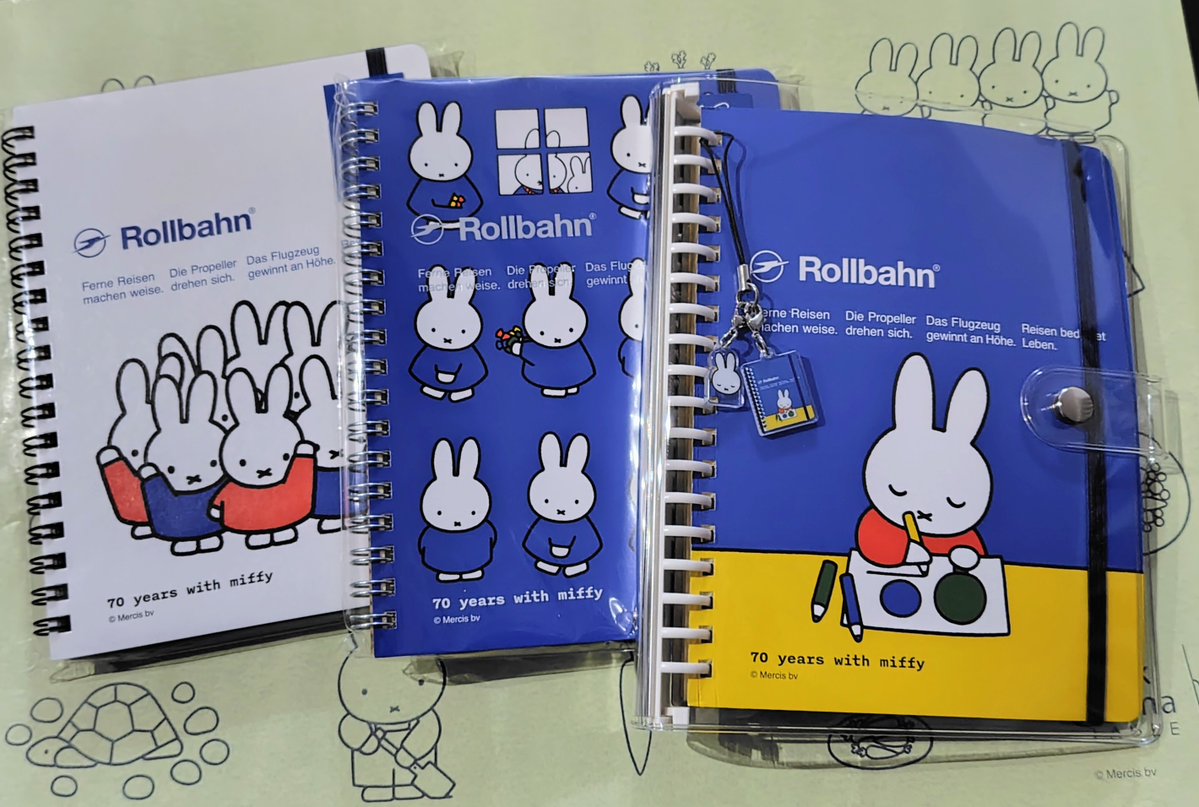 気に入ったので、ミッフィー展のロルバーンL用にB6 18穴も買ってみた