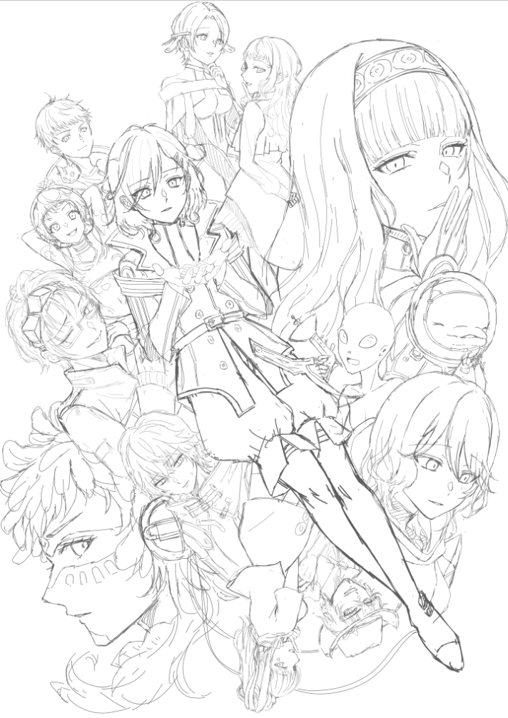 やる気をなくしたグノ集合絵