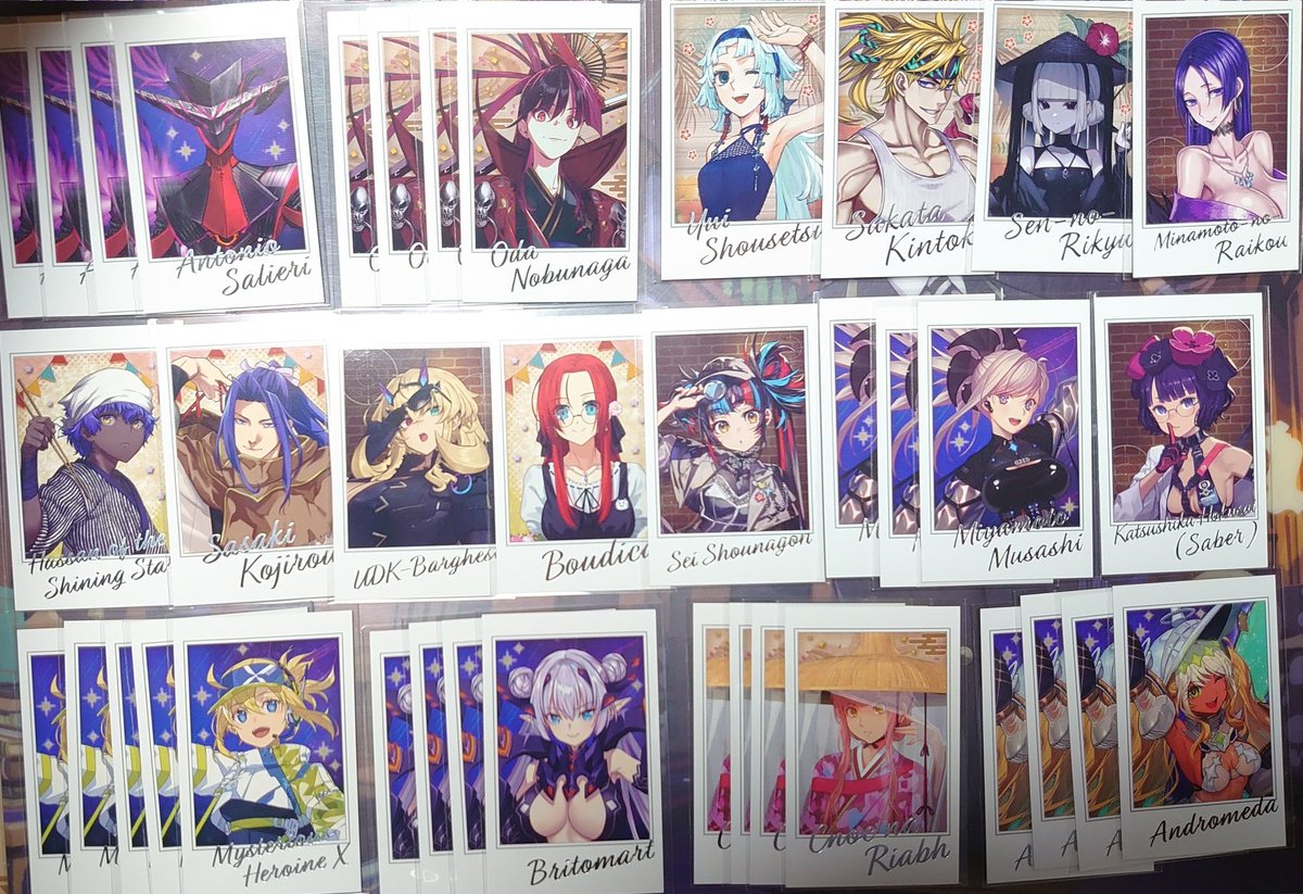 異種交換】FGO フェス ステッカー ポートレイト 譲:画像参照 求:CBC