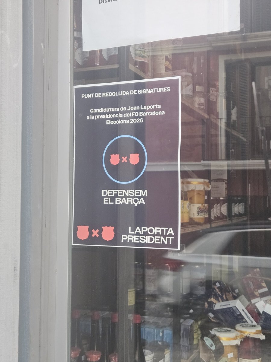 Culers de #laGarriga i rodalies: a <a href="/CanBaldich/">Can Baldich</a> som punt oficial de recollida de signatures per la candidatura de <a href="/JoanLaportaFCB/">Joan Laporta Estruch</a> .
Avui i demà, de 10h a 15h, podeu passar a signar! (Carrer Banys, 54 - #laGarriga)
#DefensemElBarça
Laporta o barbarie! ✊🏻✊🏻✊🏻✊🏻