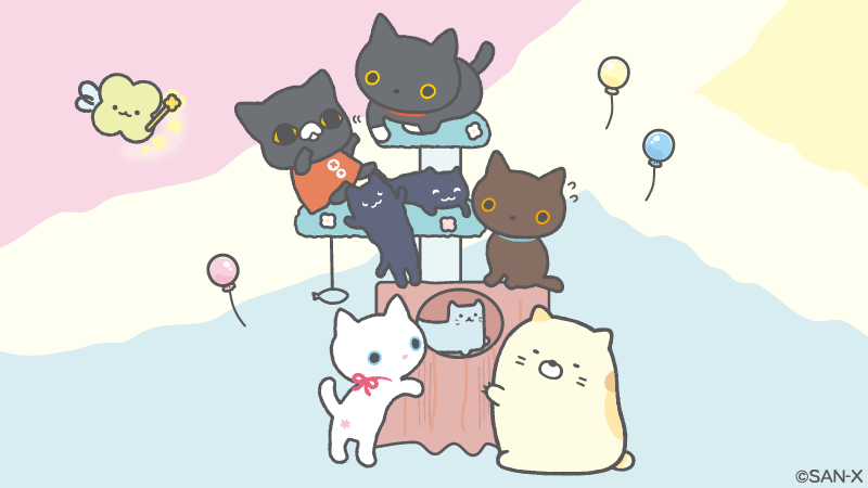 🍀／✨✨ キャットタワー🐈 #サンエックスユニバース #サンエックス