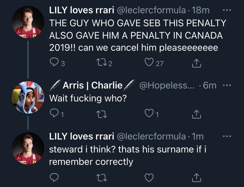 apricotonelli's tweet image. RT @TrakenEntropy: I will never regret joining f1twt