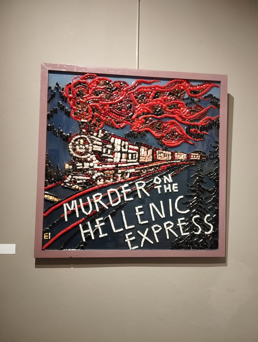 katerin87813001's tweet image. More than #TuttingTypography doctor/artist Eleni Ioanidis addressing the horrible 2023 train crash at Tempi Valley that costed the lives of 57 people #PMJWeeklyChallenge