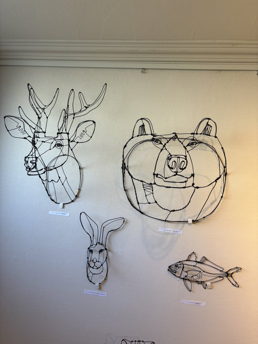 今年もhayuさんのワイヤーアートの抽選申し込みしてきました！ 凄い