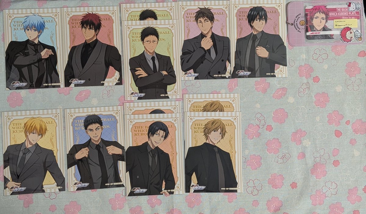 交換・譲渡】黒子のバスケ 黒バス 中外鉱業 缶バッジ アクスタ