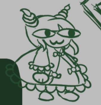 I'll open it in a couple of hours. I was up all night setting up the Drawpile. I haven't used it in years.
I eeby and neebies to sleebie.

La abriré en unas horas. Estuve despierta toda la noche configurando el drawpile. No la he usado en años.
Necesito mimir.

#sinkids